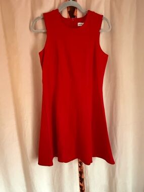 Nine West Bright Red Sleeveless Mini Dress
